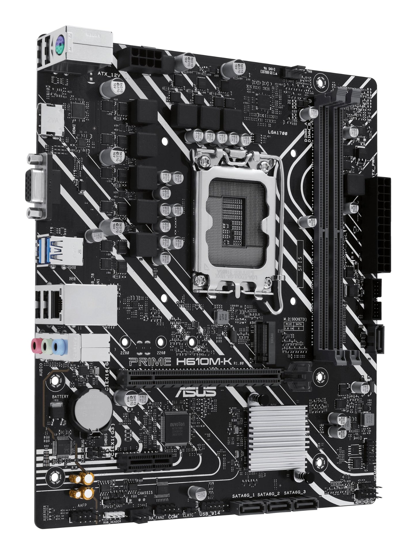 ASUS Prime H610M-K Intel H610 LGA 1700 micro ATX Motherboard