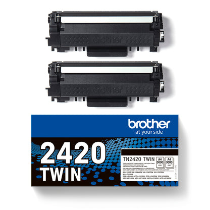 Brother TN-2420TWIN Toner Cartridge (3K pages, Brother HL-L 2310)