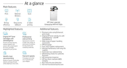HP Color LaserJet Enterprise MFP M776dn Printer