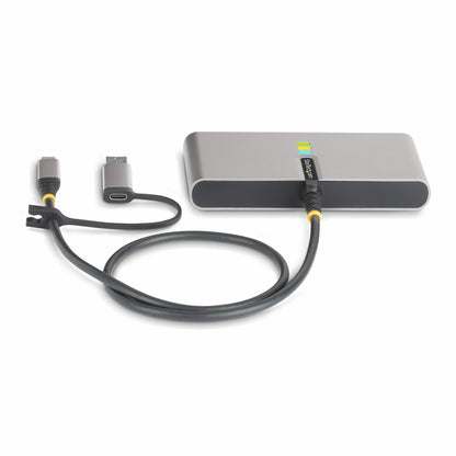 StarTech.com 2-Port Hub Ethernet USB-C Docking Station 100W