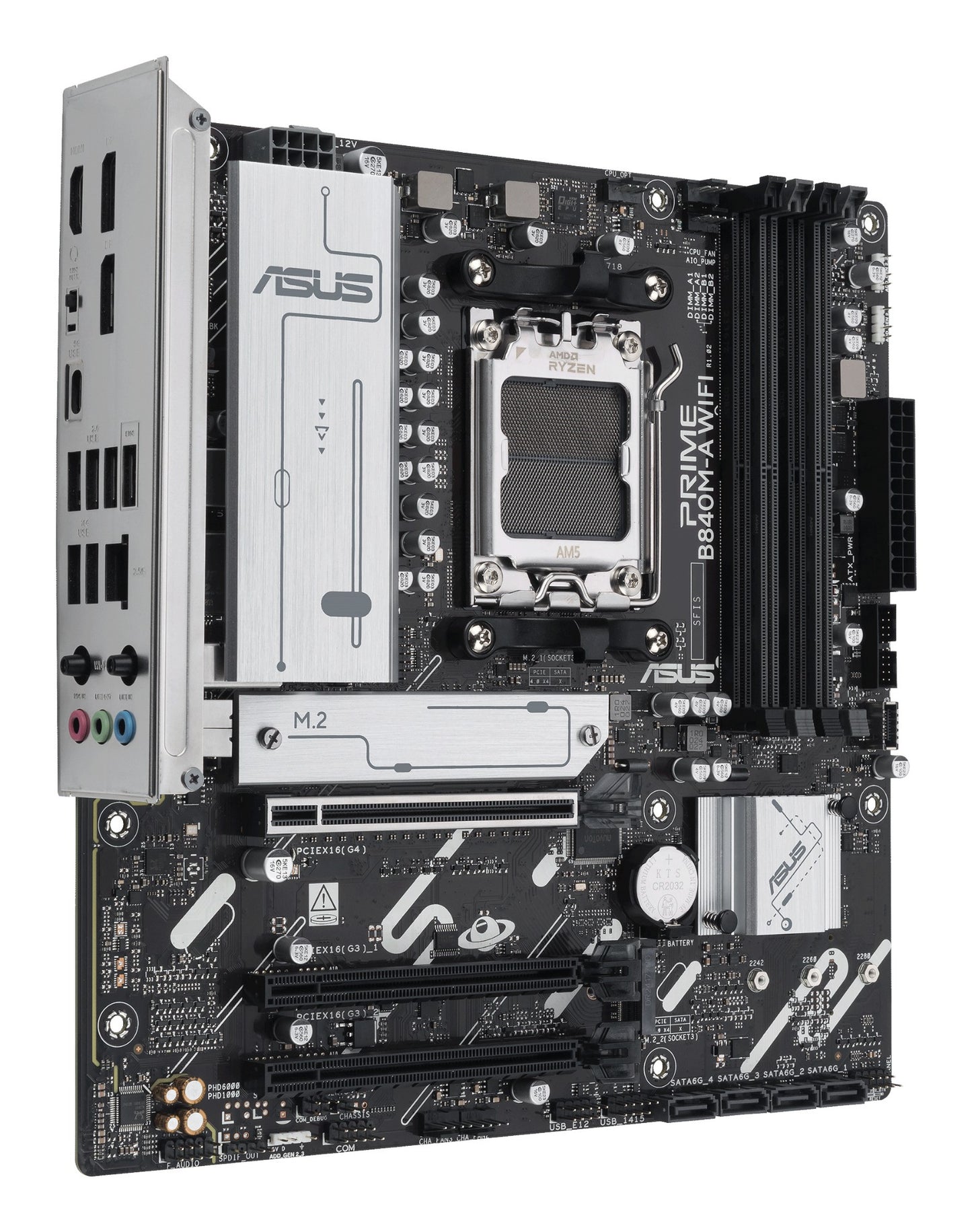 ASUS PRIME B840M-A WIFI AMD B840 Socket AM5 micro ATX Motherboard
