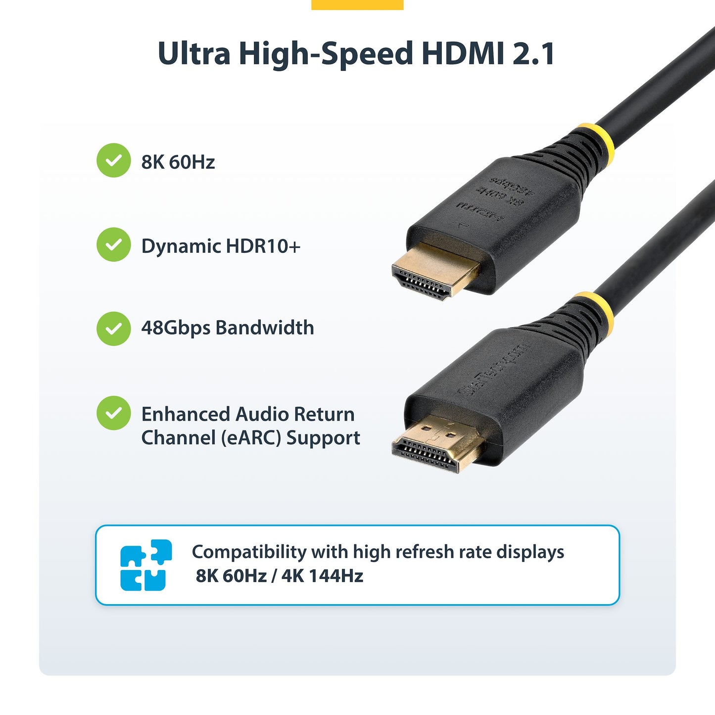 StarTech.com 5m (16ft) Certified Ultra High Speed HDMI Cable, 8K 60Hz/4K 120Hz, HDMI