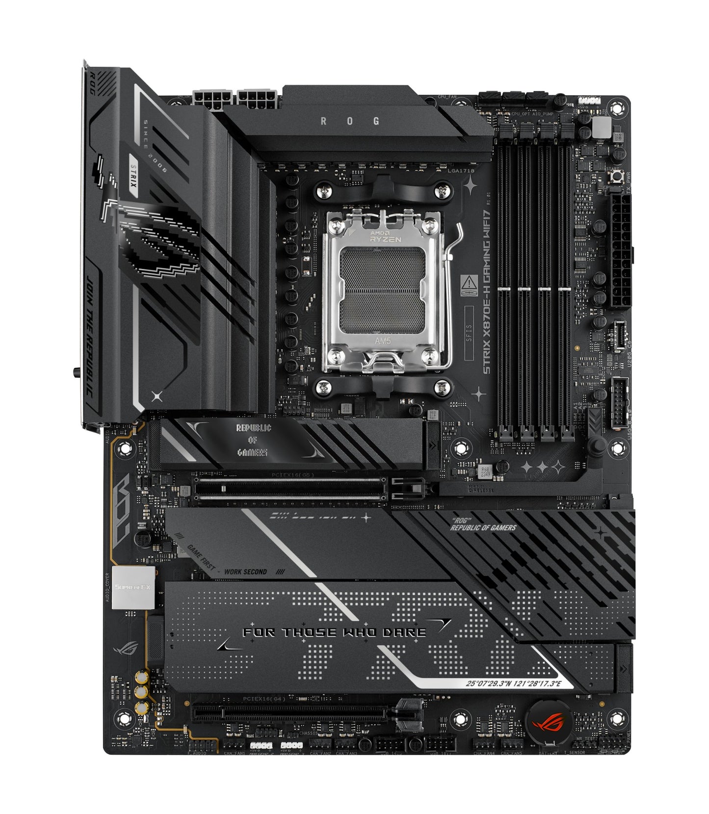 ASUS ROG STRIX X870E-H GAMING WIFI7 AMD X870E Socket AM5 ATX Motherboard