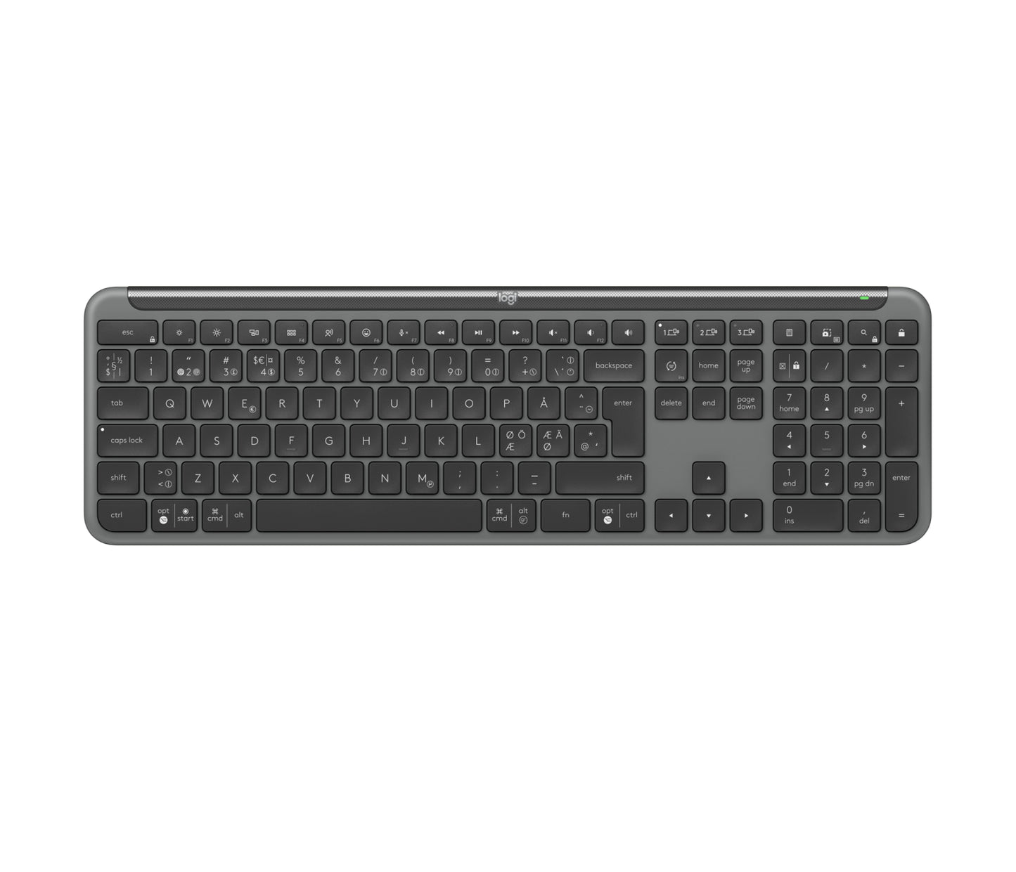 Logitech 920-012459 Nordic Graphite Wireless Keyboard