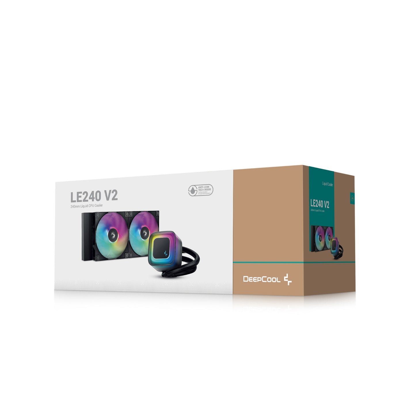 DeepCool LE240 V2 Processor All-in-one liquid cooler 12 cm Black Cooling