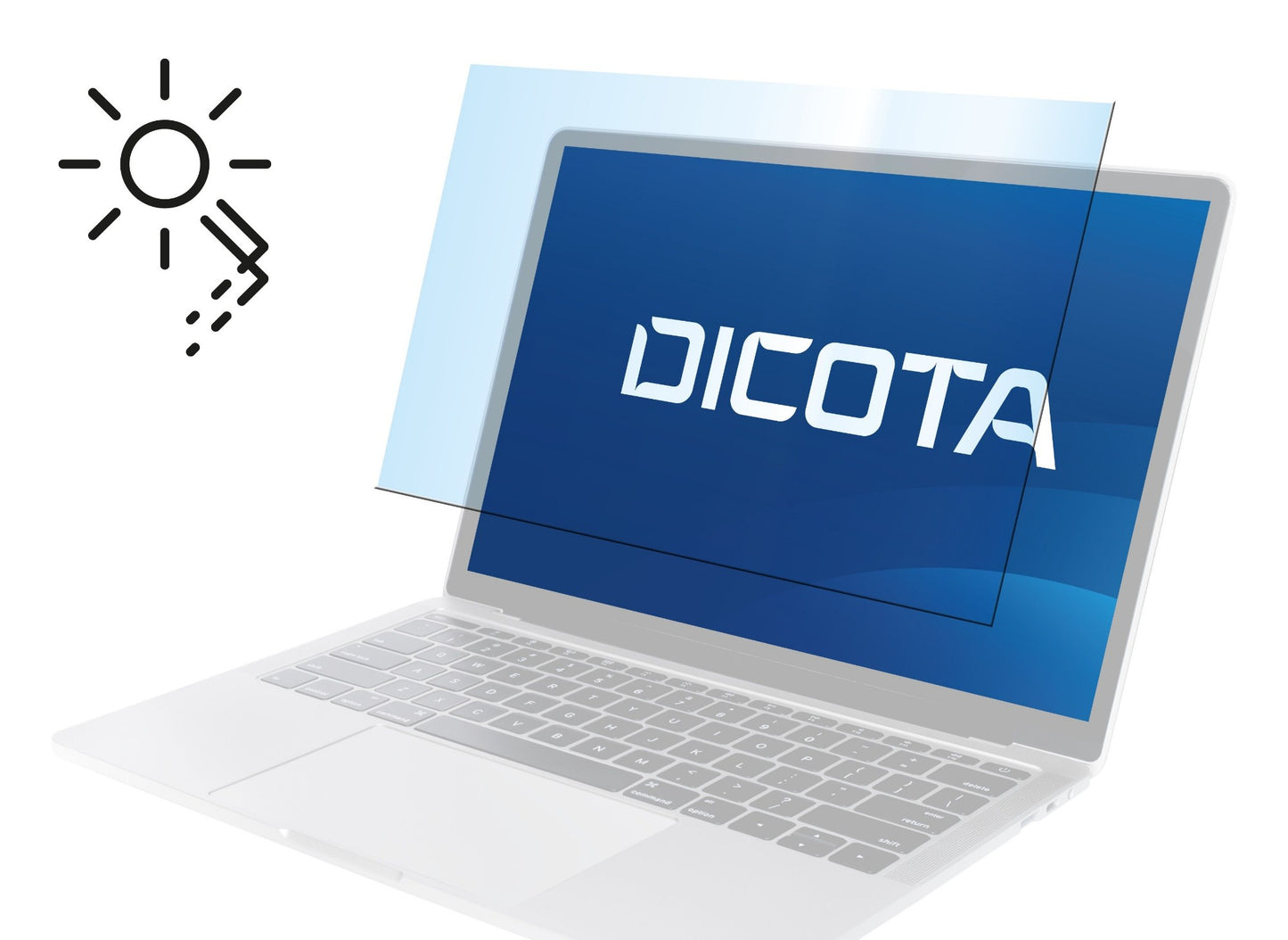 Dicota Privacy Filter 2-way 35.6 cm (14") Laptop Frameless display privacy filter Privacy Screen