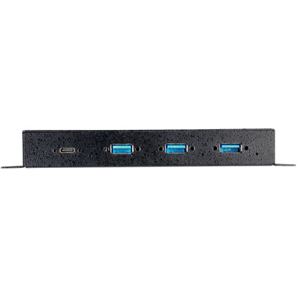 StarTech.com 4-Port USB C Hub 10Gbps - Metal Industrial USB Type-C Hub w/ 3xUSB-A &