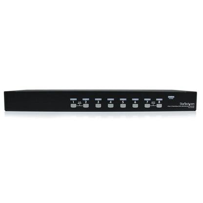 StarTech.com 8 Port 1U Rackmount USB KVM Switch with OSD - TAA