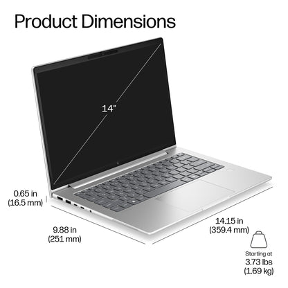 HP EliteBook 6 G2i 14 inch 14" Core 7 360 16GB 512GB SSD Laptop