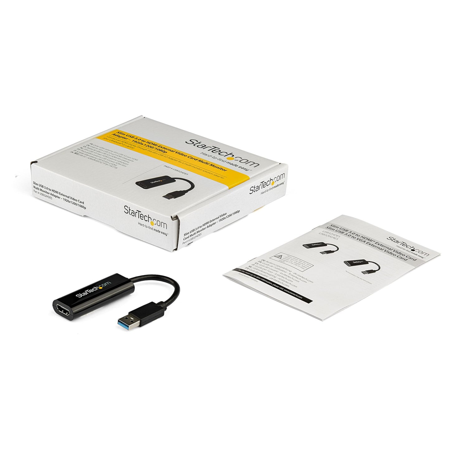 StarTech.com USB 3.0 to HDMI Adapter, USB to HDMI Monitor Converter for Windows Hub