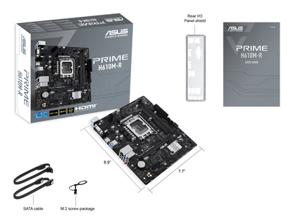 ASUS PRIME H610M-R-SI Intel H610 LGA 1700 micro ATX Motherboard