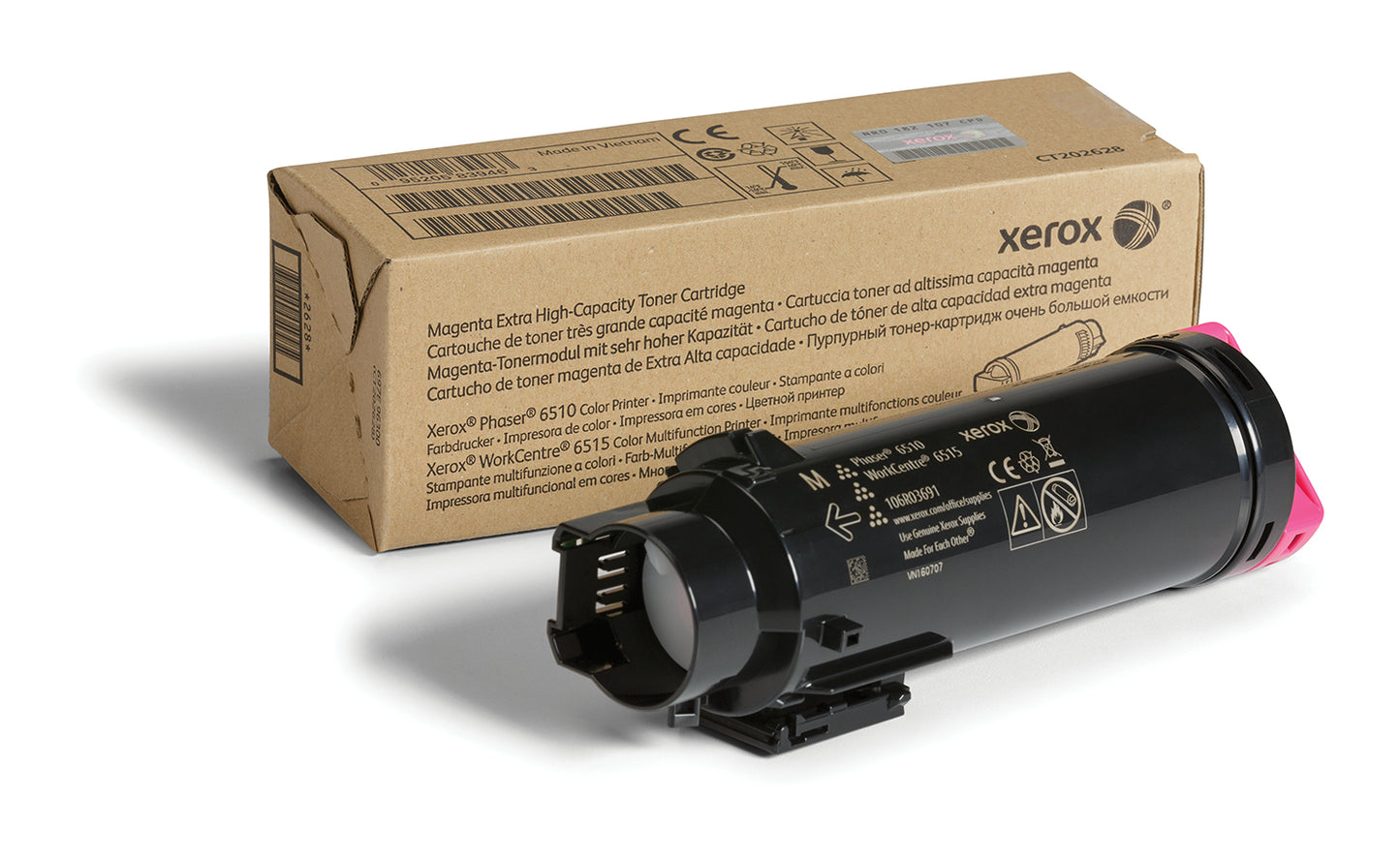 Xerox 106R03691 Magenta Toner Cartridge (4.3K pages, Xerox Phaser 6510)