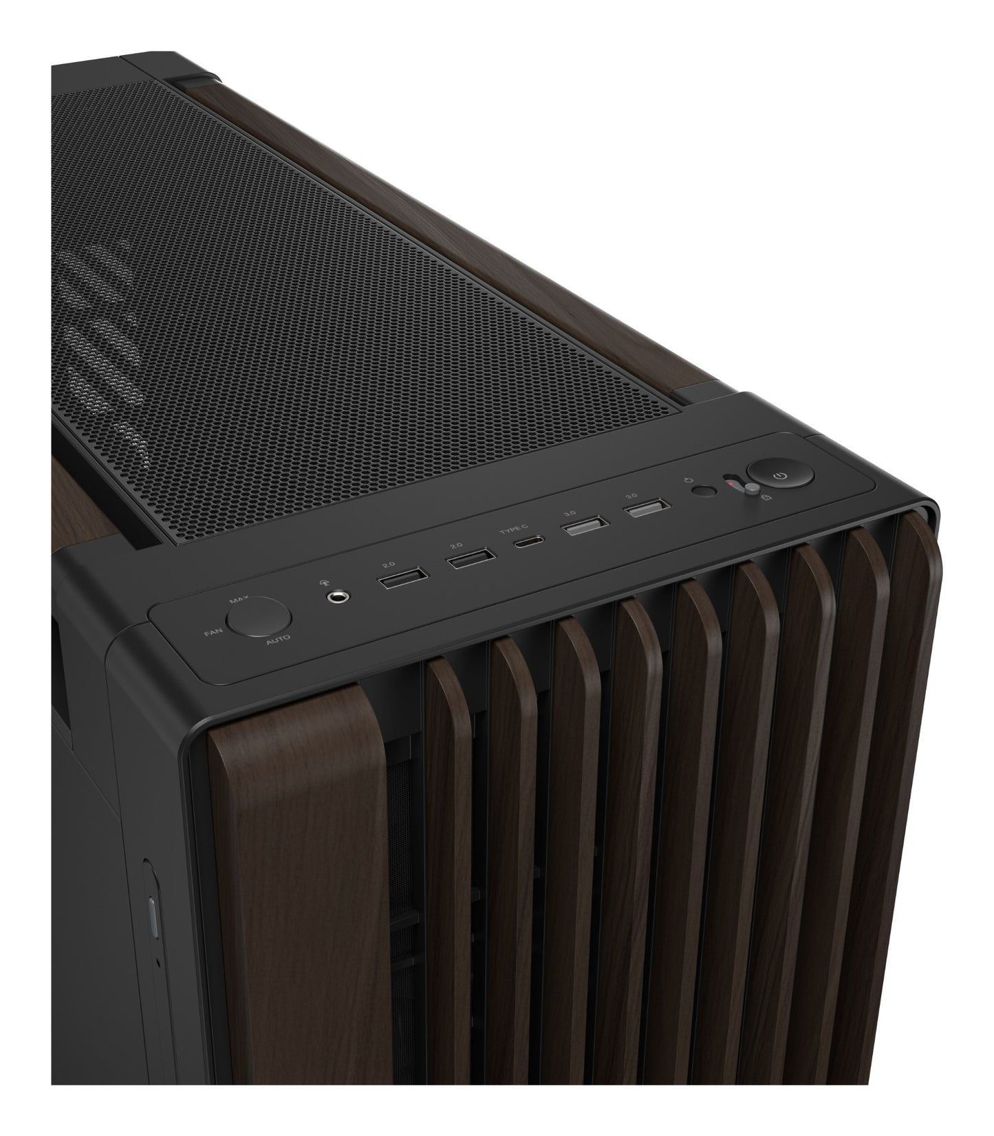 ASUS ProArt PA602 Wood Edition Modern Black - Metal Panel Midi Tower Black, Wood PC Case