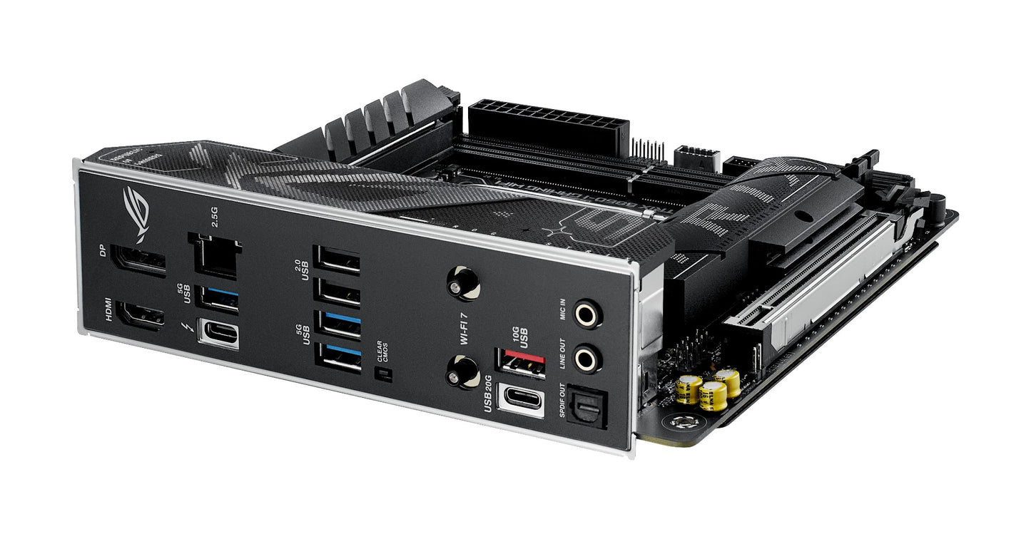 ASUS ROG STRIX B860-I GAMING WIFI Intel B860 LGA 1851 (Socket V1) mini ITX Motherboard