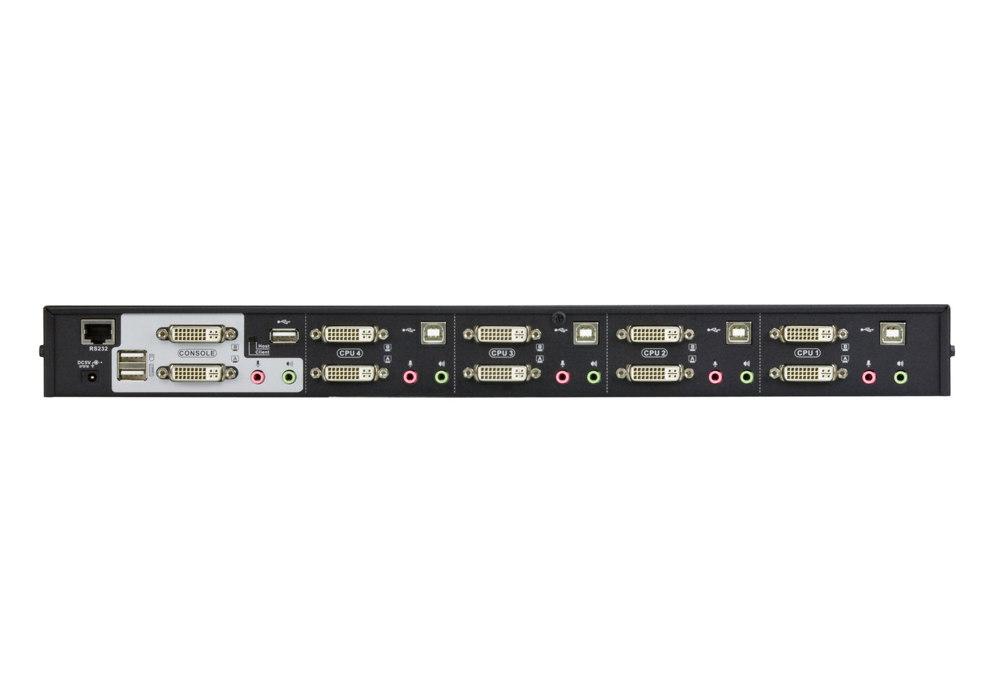 ATEN CS1644A KVM switch Rack mounting Black
