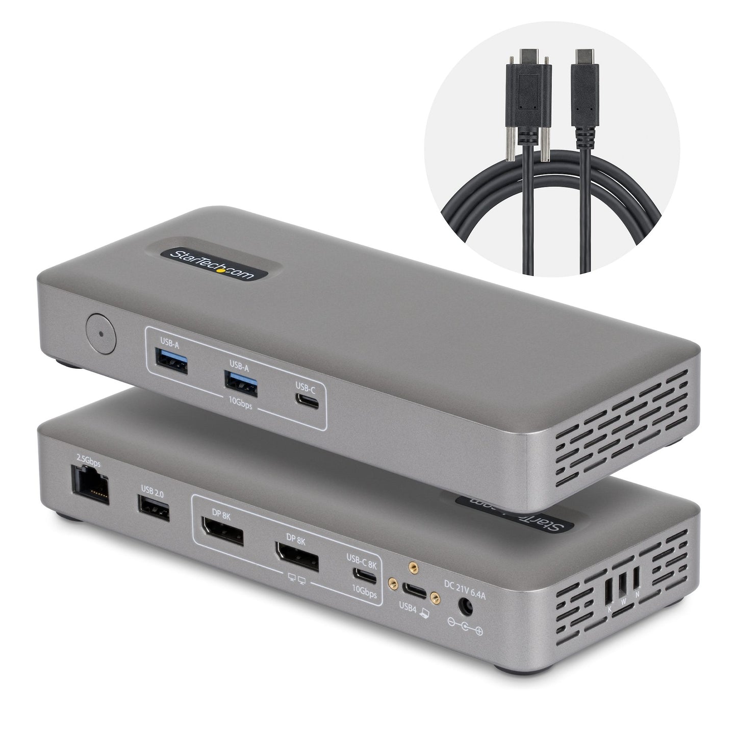StarTech.com USB4 USB-C Docking Station 100W