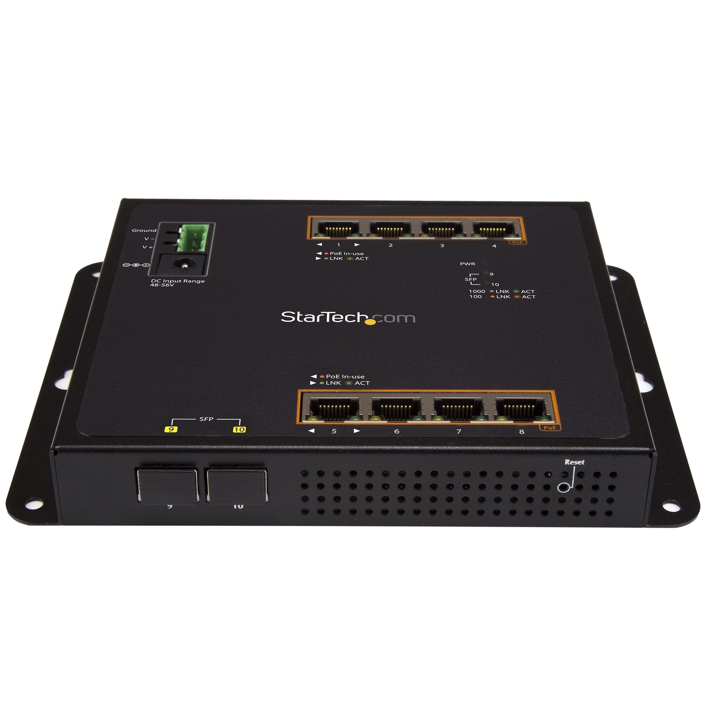 StarTech.com Industrial Switch PoE (1GP2SFW)