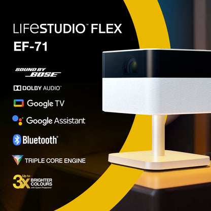 Epson Lifestudio Flex — EF-71 Diamond White Projector