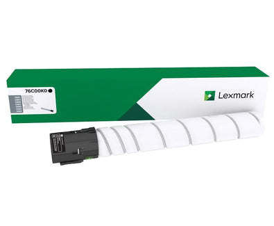 Lexmark 76C00K0 Black Toner Cartridge (18.5K pages)