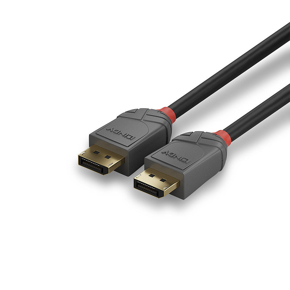 Lindy 5m DisplayPort 1.4 Cable, Anthra Line
