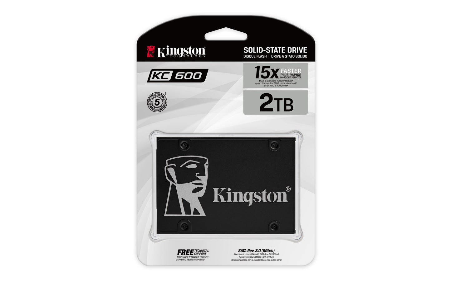 Kingston Technology SKC600/2048G 2TB 2.5" SATA SSD