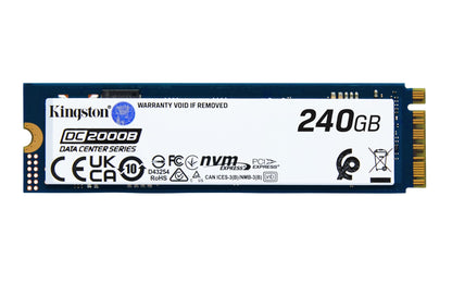 Kingston Technology SEDC2000BYM8/240G 240GB M.2 NVMe PCIe Gen4 Enterprise SSD