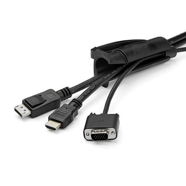 StarTech.com 2.5 m (8.2 ft.) Cable-Management Sleeve - Spiral - 45 mm (1.8 in.)
