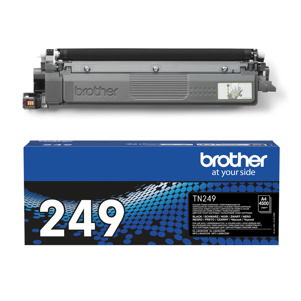 Brother TN-249BK Black Toner Cartridge (4.5K pages)