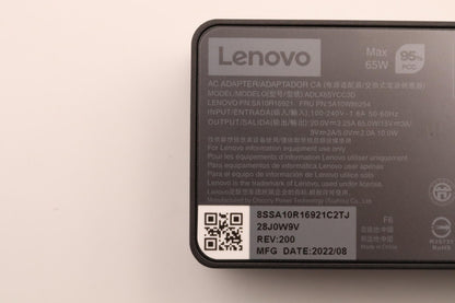 Lenovo 5A10W86254 power adapter/inverter Indoor 65 W Black Charger