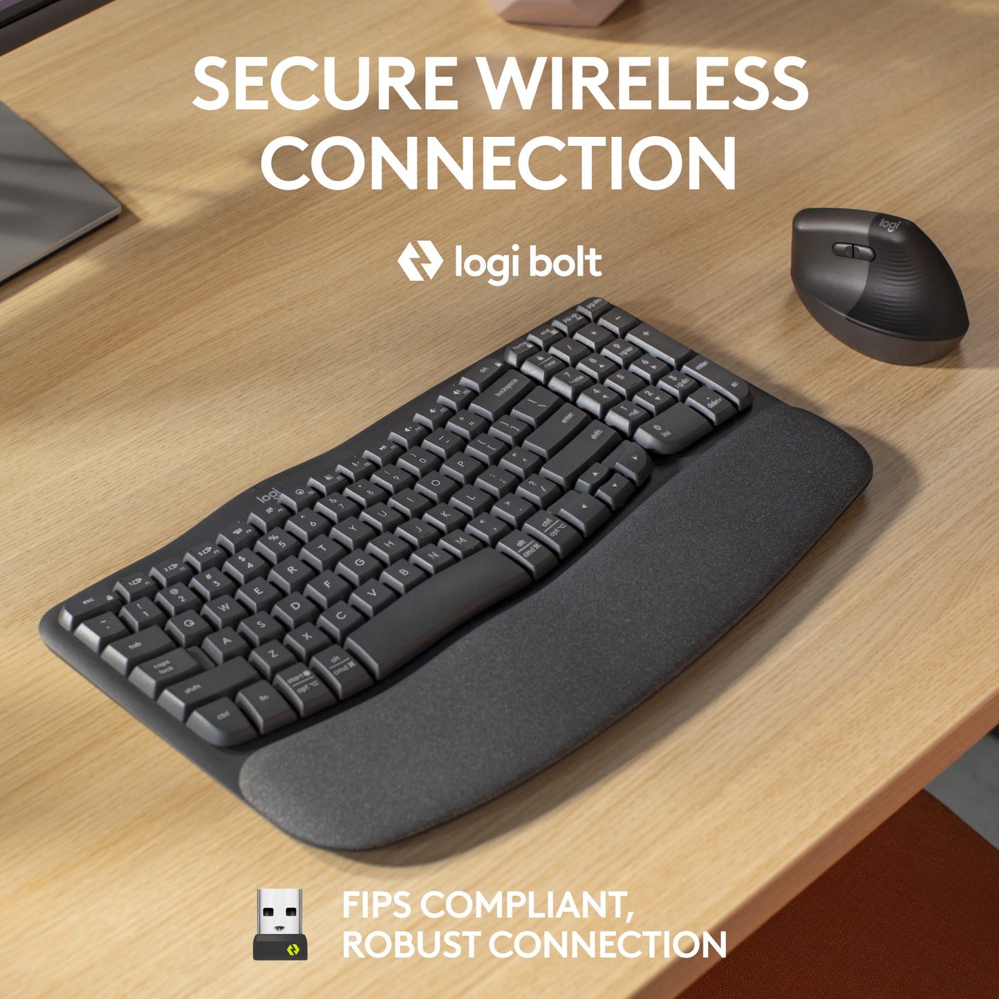 Logitech ERGO Wave Keys Wireless Keyboard