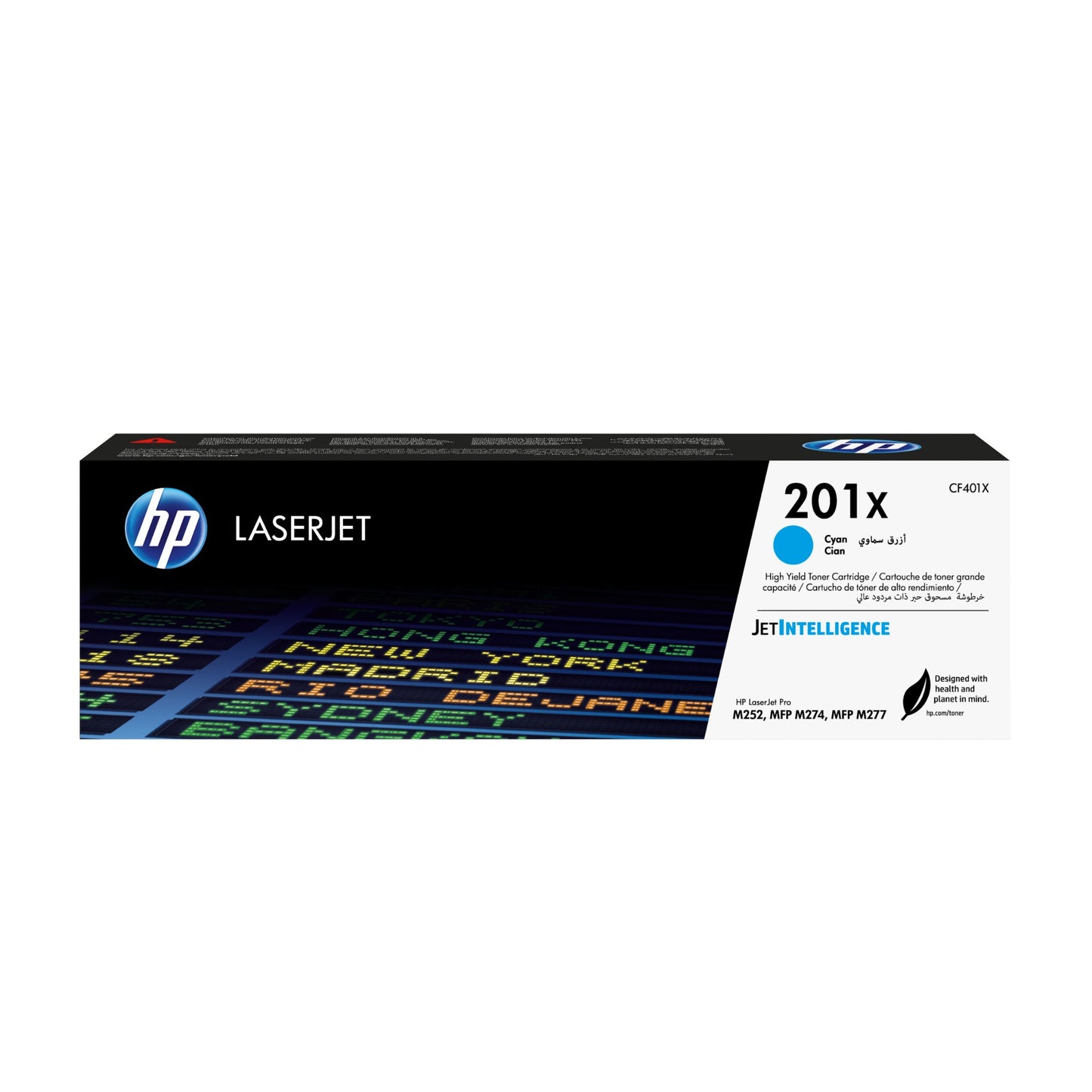 HP CF401X/201X Cyan Toner Cartridge (2.3K pages, HP Pro M 252)