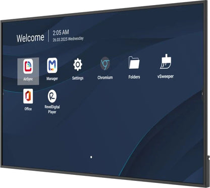 ViewSonic 75" 4K Commercial Display with ProAV Integration 4K UHD Monitor