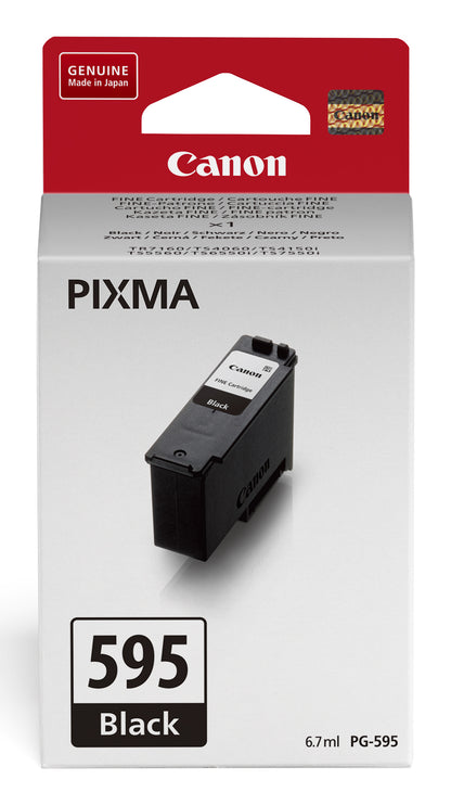 Canon 7171C001/PG-595 Black Ink Cartridge (180 pages, Canon Pixma TS 4150)