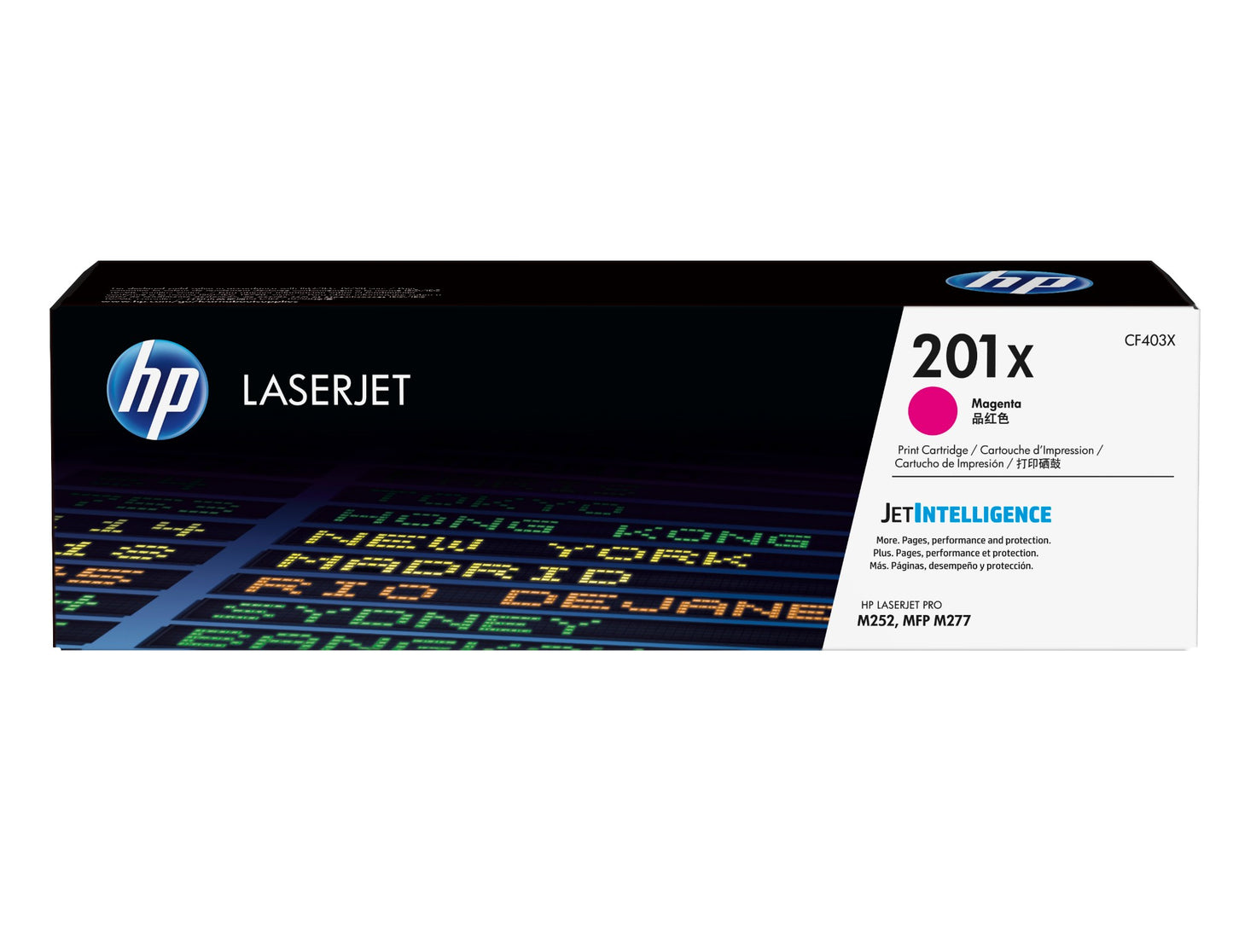 HP CF403X/201X Magenta Toner Cartridge (2.3K pages, HP Pro M 252)
