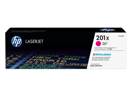 HP CF403X/201X Magenta Toner Cartridge (2.3K pages, HP Pro M 252)