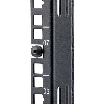StarTech.com 50-Pack 10-32 19mm Screws and Square Hole Clip Nuts for 19" or 10" Rack
