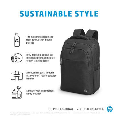 HP Professional 17.3-inch Backpack Laptop Bag
