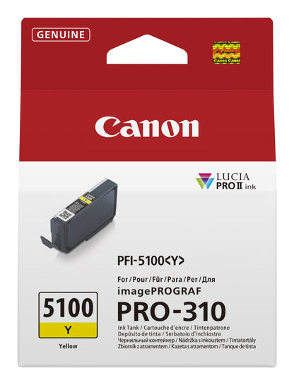 Canon 6955C001/PFI-5100Y Yellow Ink Cartridge (Canon IPF PRO-310)