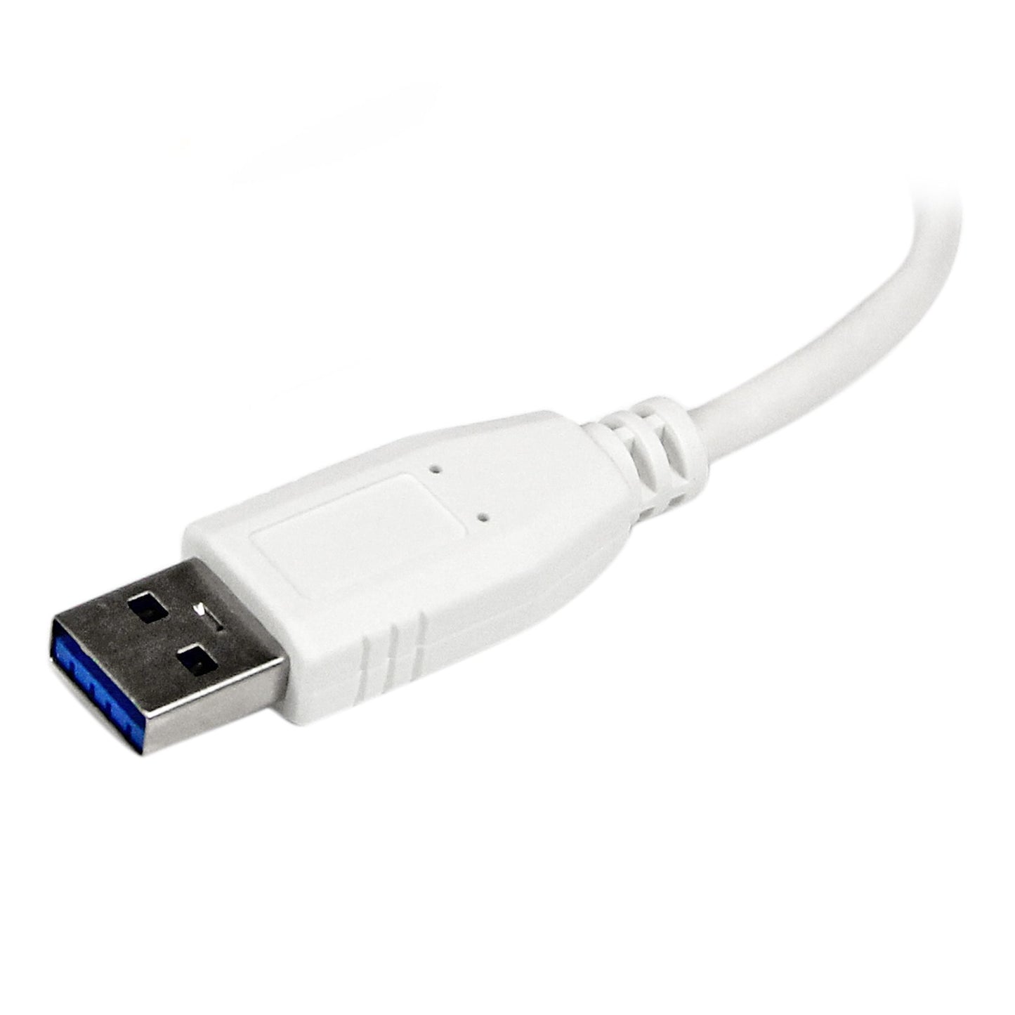 StarTech.com Portable 4 Port SuperSpeed Mini USB 3.0 Hub - White~Portable 4 Port