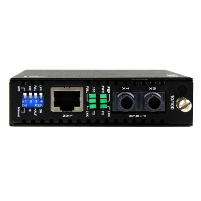 StarTech.com 10/100 Mbps Multi Mode Fiber Media Converter ST 2 km Networking