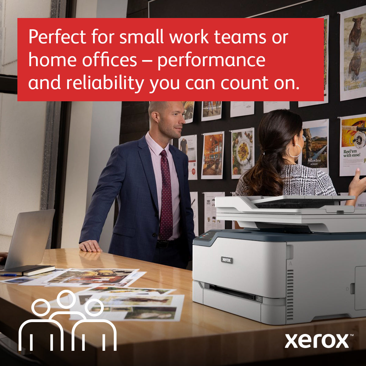 Xerox C235 A4 22ppm Wireless Copy/Print/Scan/Fax PS3 PCL5e/6 ADF 2 Trays Total 251 Printer