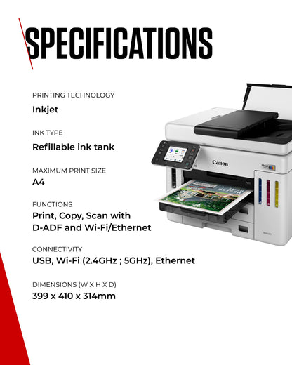 Canon MAXIFY GX7150 Inkjet A4 600 x 1200 DPI Wi-Fi Printer