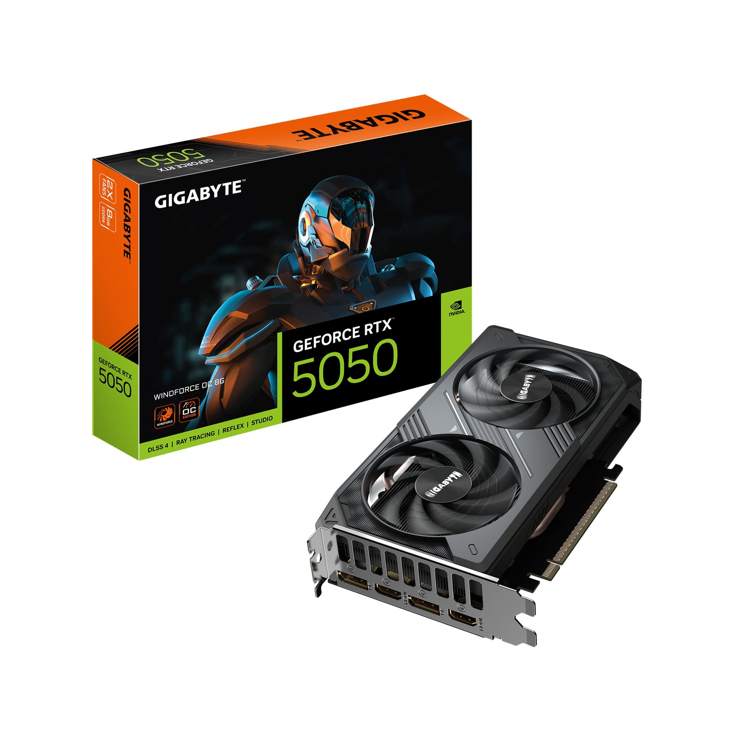Gigabyte WINDFORCE OC GeForce RTX 5050 8GB GDDR6 Graphics Card