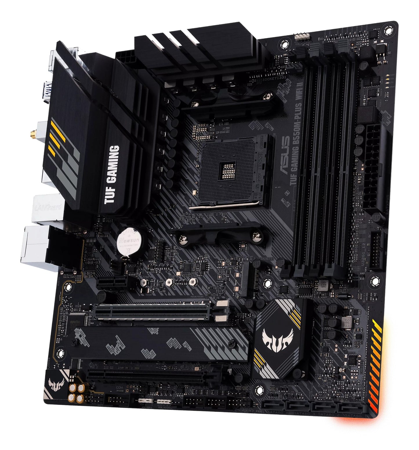 ASUS TUF GAMING B550M-PLUS WIFI II AMD B550 Socket AM4 micro ATX Motherboard
