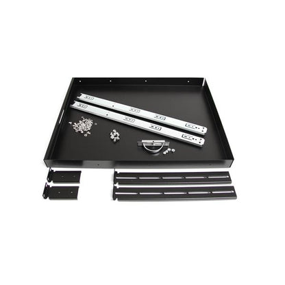 StarTech.com 1U Sliding Server Rack Mount Keyboard Shelf Tray, 55lbs (25Kg), 22in