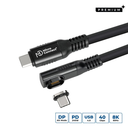 Microconnect MC-LS-USB4CC0.5-A USB cable USB4 Gen 3x2 0.5 m USB C 240 W Black
