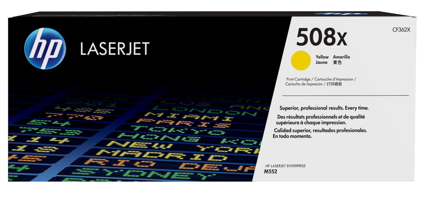 HP CF362X/508X Yellow Toner Cartridge (9.5K pages)