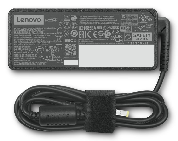 Lenovo 4X21J81440 power adapter/inverter Indoor 65 W Black Charger