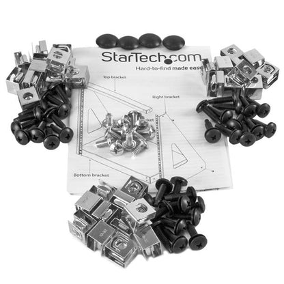StarTech.com 12U 2-Post Open Frame Desktop Server Rack, 19in Compact Space-Saving