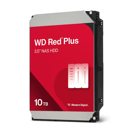Western Digital Red Plus 10TB 3.5" SATA 7200 RPM NAS HDD